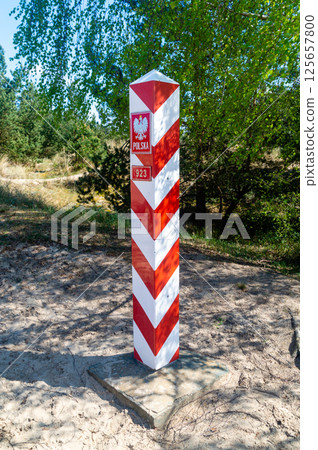 Border post of Republic of Poland. 125657800