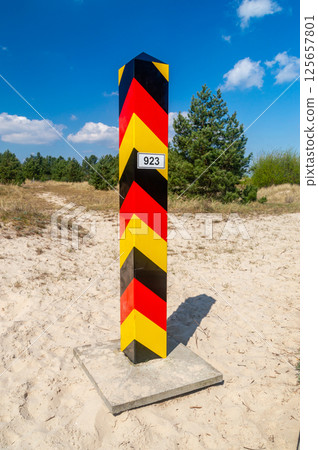 Border post of Federal Republic of Germany. Border post of Federal Republic of Germany. 125657801