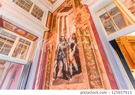 interiors of national palace of Ajuda, Lisbon, portugal interiors of national palace of Ajuda, Lisbon, portugal 125657913