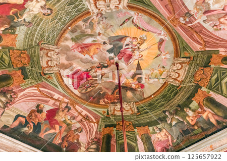 interiors of national palace of Ajuda, Lisbon, portugal interiors of national palace of Ajuda, Lisbon, portugal 125657922