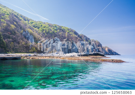 "Aomori Prefecture" Scenery of Butsugaura, Sai Village "Aomori Prefecture" Scenery of Butsugaura, Sai Village 125658063