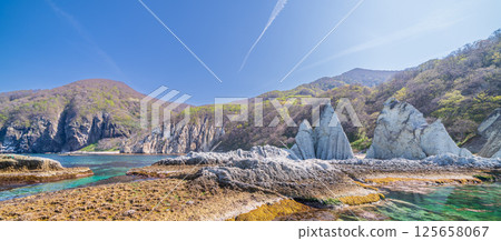 "Aomori Prefecture" Scenery of Butsugaura, Sai Village "Aomori Prefecture" Scenery of Butsugaura, Sai Village 125658067