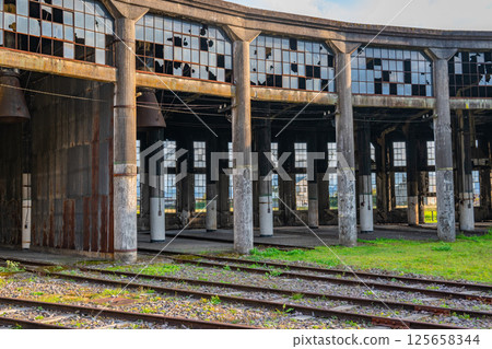 Railway Heritage: Bungo no Mori Locomotive Shed Railway Heritage: Bungo no Mori Locomotive Shed 125658344