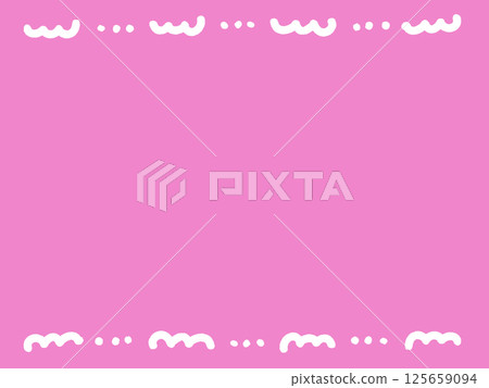 可愛的波浪背景（粉紅色） 125659094
