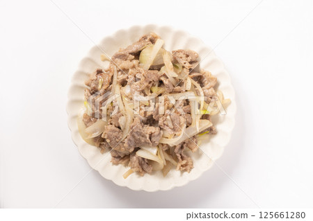 鹽炒豬肉洋蔥 鹽炒豬肉洋蔥 125661280
