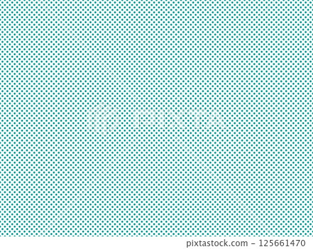 Blue-green polka dot pattern 125661470