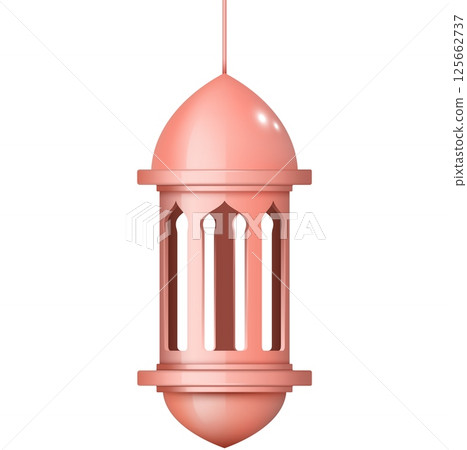 Lantern vector icon isolated on white Lantern vector icon isolated on white 125662737