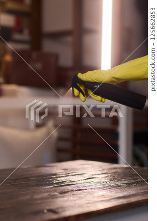 Cleaning and Maintaining Surfaces with Extra Care and Attention to Detail for Best Results 125662853