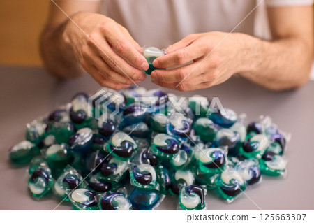 These Colorful Laundry Pods Are Fully Ready for Your Immediate Use and Convenience 125663307