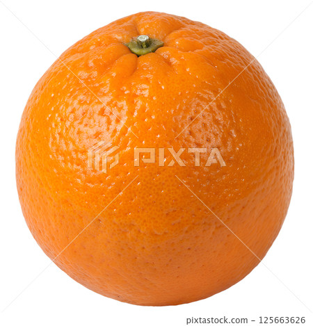 Orange isolated on the transparent background 125663626
