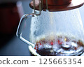 The beautiful process of dripping coffee into the server 125665354