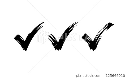 Minimal Brush Tick Symbol. A clean yet dynamic brush-style tick created with minimalistic strokes, adding a touch of motion and energy to any checklist, UI, or project. Minimal Brush Tick Symbol. A clean yet dynamic brush-style tick created with minimalistic strokes, adding a touch of motion and energy to any checklist, UI, or project. 125666010