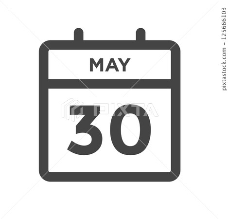 May 30 Calendar Day or Calender Date for Deadlines or Appointment 125666103