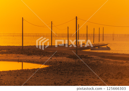 Tara Undersea Road illuminated by the morning sun 125666303