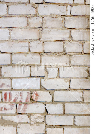 Roughly made brickwork Roughly made brickwork 125666922