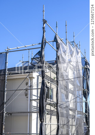 Exterior wall repair work for detached houses Exterior wall repair work for detached houses 125667154