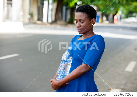 portrait of african girl. portrait of african girl. 125667262