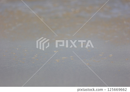 beautiful sandy beach and blue sea 125669662