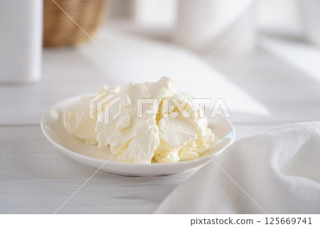 Cream cheese Cream cheese 125669741