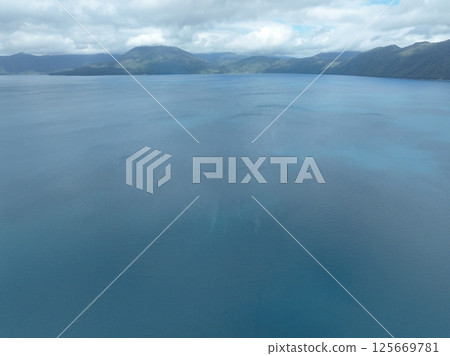 [Hokkaido from the sky] Lake Shikotsu 125669781