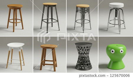 Stools and chairs 125670006