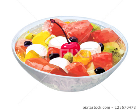 Fruit punch (no spoon) 125670478