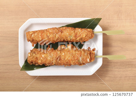 Spicy Kenchinbo (fish paste product) 125670737