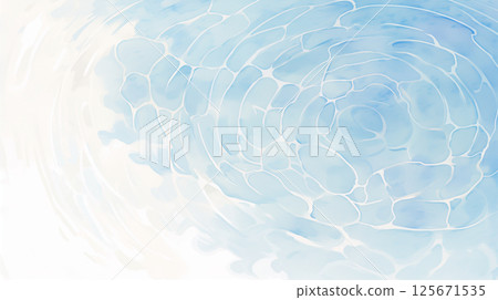 雲和水面的圖像 125671535