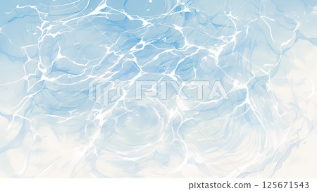 Image of clouds and water surface 125671543