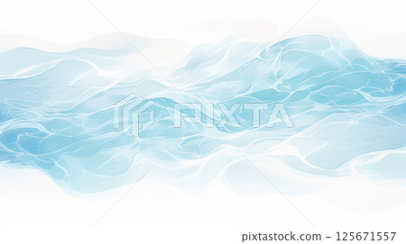 雲和水面的圖像 125671557