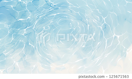 Image of clouds and water surface 125671563
