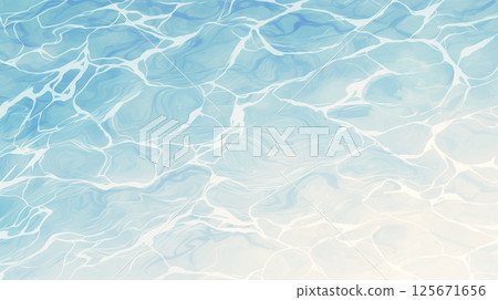 雲和水面的圖像 125671656