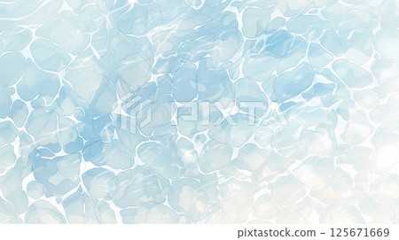 Image of clouds and water surface 125671669