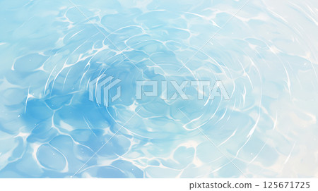 Image of clouds and water surface 125671725