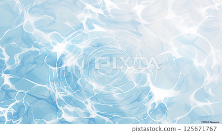 Image of clouds and water surface Image of clouds and water surface 125671767