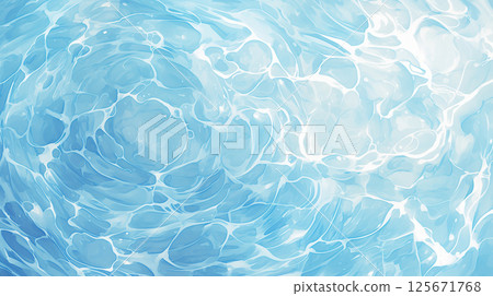 Image of clouds and water surface 125671768
