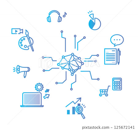 Simple illustration AI image vector illustration Simple illustration AI image vector illustration 125672141