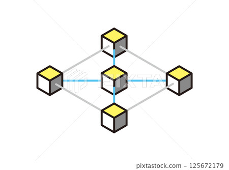 簡單插圖網路安全圖標 125672179