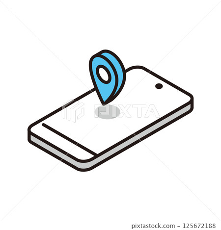 Simple illustration of location information image vector illustration 125672188
