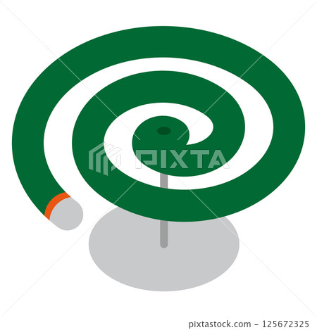 Mosquito coil icon 125672325