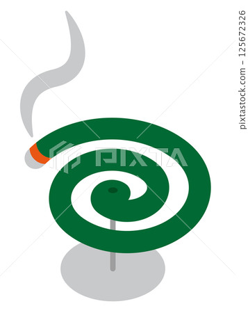 Mosquito coil icon 125672326