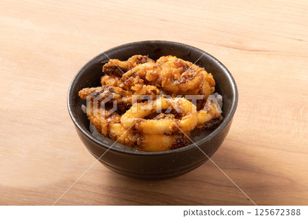 Squid fried rice bowl Squid fried rice bowl 125672388