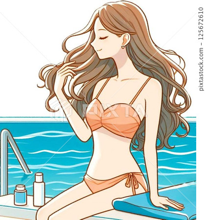 泳池景觀 125672610