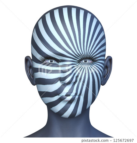 女人的臉的特寫 女人的臉的特寫 125672697