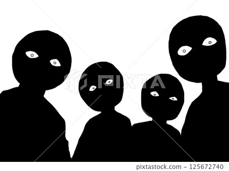 People who look down on others with cold eyes 125672740