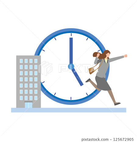 按時下班的女性 按時下班的女性 125672905