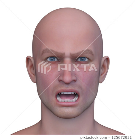 Close-up of a man's face 125672931