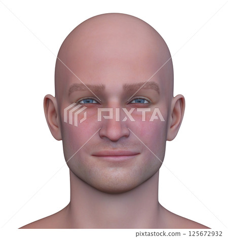 Close-up of a man's face Close-up of a man's face 125672932