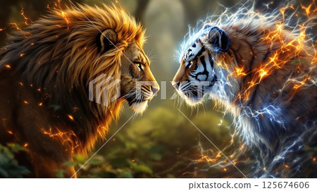 Barking lion 125674606