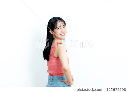 Beauty image of young women 125674698